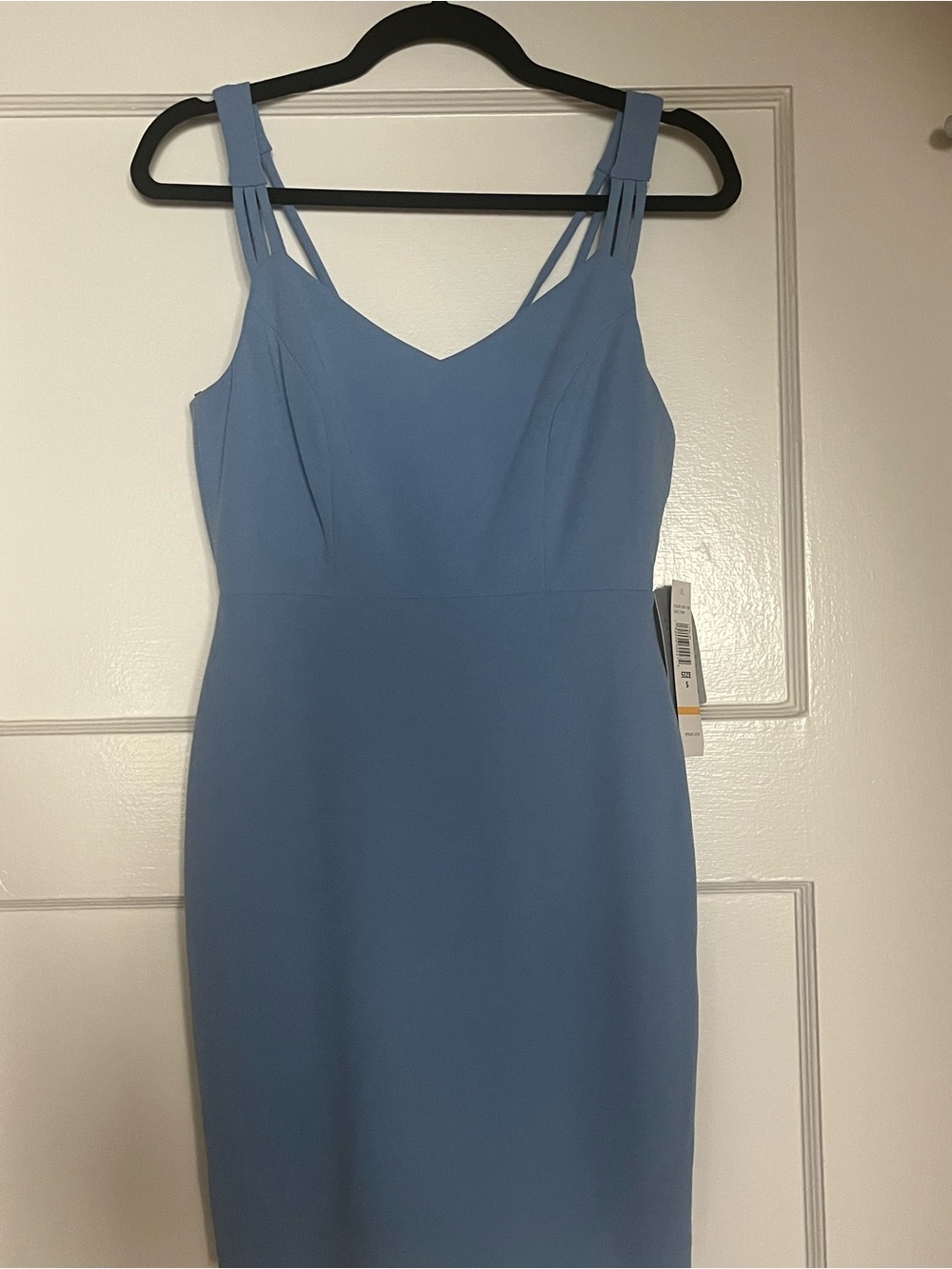 Nordstrom Light Blue Sleeveless Midi Dress